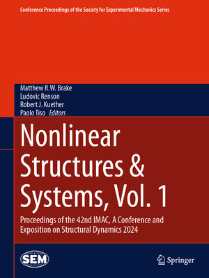cover image of Nonlinear Structures & Systems, Volume 1